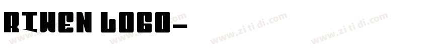 Riwen logo字体转换